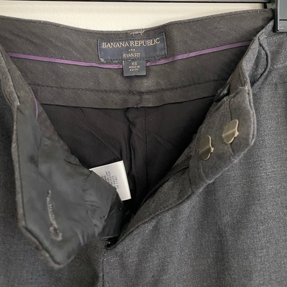 Banana Republic Bootcut Ryan Pants in Charcoal - Picture 4 of 7